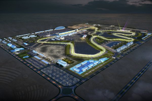 Losail international circuit pre master plan. losail circuit, qatar