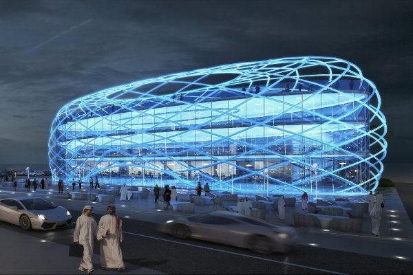 Losail internacional circuit. marketing and events building.