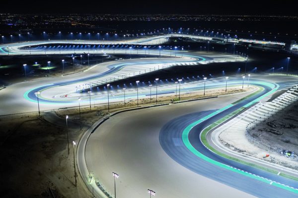 Losail international circuit. new led light ing system.